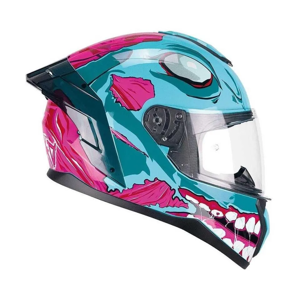 CASCO CGM RIOT UNDEAD ROSA AZUL