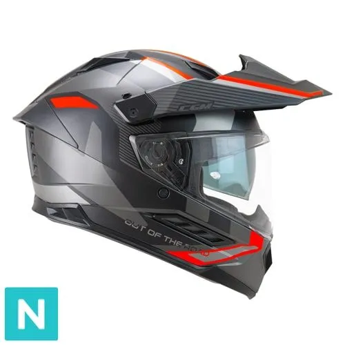 Casco CGM 366G Dual Ranger Negro Rojo