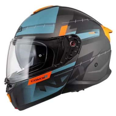 Cascos COMBI 3 DUO METRIC ANTRACITE&BLUE