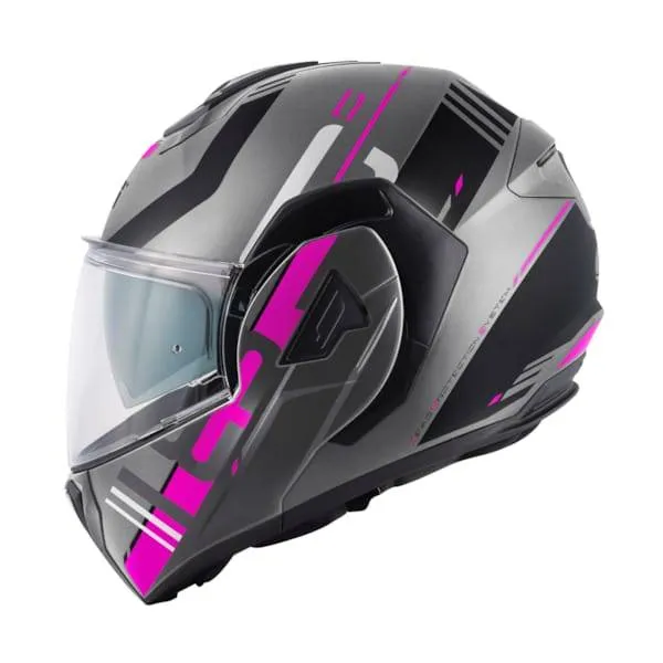 GIVI X30 Pulsar Lady Titanio Mate-Negro-Fucsia