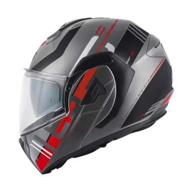 GIVI X30 Pulsar MATE TITANIO NEGRO ROJO