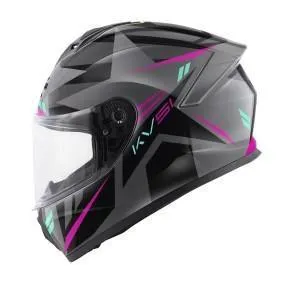 KAPPA KV51 MATT BLACK BLUE/FUXIA