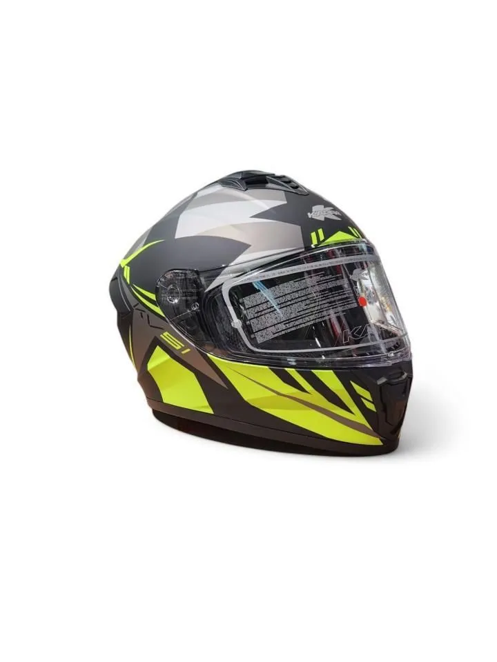 KAPPA KV51 MATT BLACK TITANIUM FLUO YELLOW