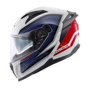KAPPA KV52 GLOSSY WHITE BLUE RED