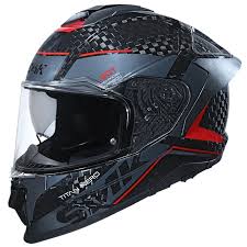 SMK TITAN CARBON NERO DECORADO BRILLO  GL263 