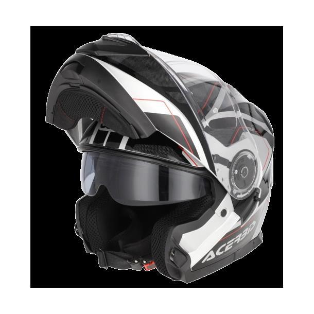 Cascos Modular ACERBIS SEREL NERO ARGENTO