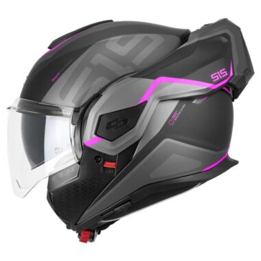 CASCO CGM VERSO SPORT NERO BL ROSSO FL