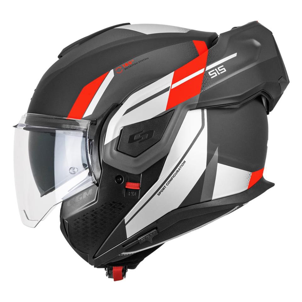 Cascos CGM VERSO SPORT NEGRO ROSSO FL OPACO 515S